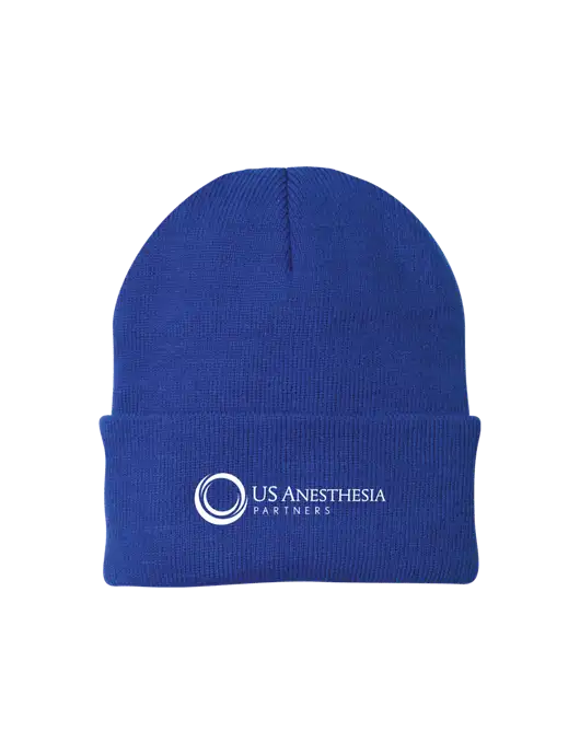 Royal Knit Cap w/US Anesthesia Partners Logo