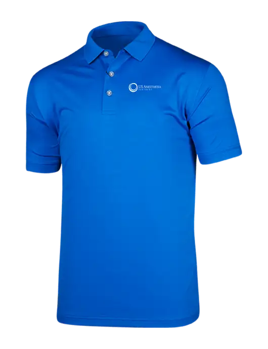 Callaway Vibrant Royal Blue Ventilated Polo w/US Anesthesia Partners Logo