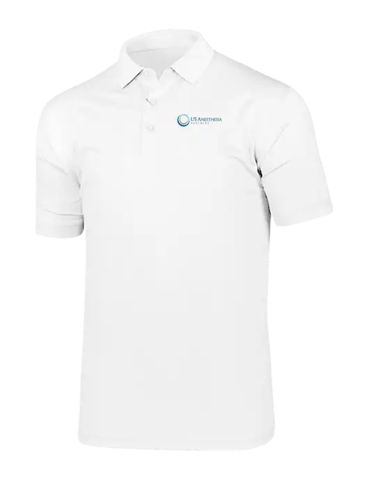 Callaway Vibrant Bright White Ventilated Polo w/US Anesthesia Partners Logo