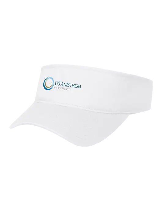 White Cap Visor w/US Anesthesia Partners Logo