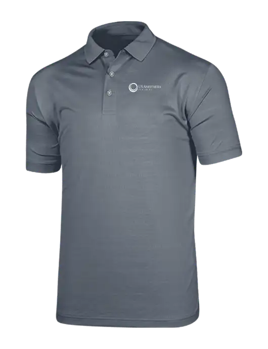 Callaway Vibrant Light Grey Ventilated Polo w/US Anesthesia Partners Logo