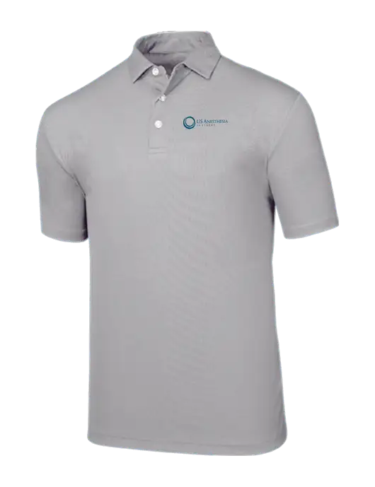 Callaway Birdseye Light Grey Polo w/US Anesthesia Partners Logo