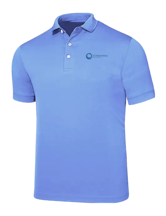 Callaway Ottoman Light Blue Polo w/US Anesthesia Partners Logo
