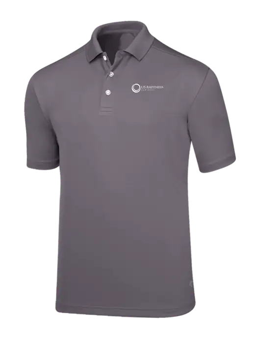 Callaway Core Medium Grey Performance Polo w/US Anesthesia Partners Logo