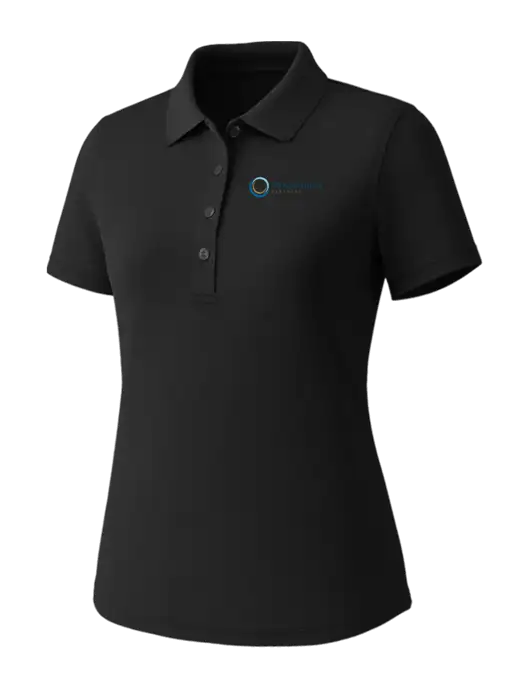 Callaway Womens Core Black Performance Polo w/US Anesthesia Partners Logo