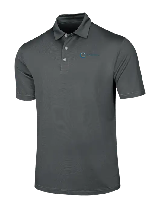 Callaway Black Fine Line Stripe Polo w/US Anesthesia Partners Logo