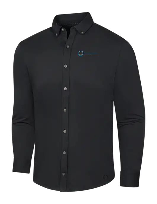 OGIO Blacktop Modern Code Stretch Button-Up Shirt w/US Anesthesia Partners Logo