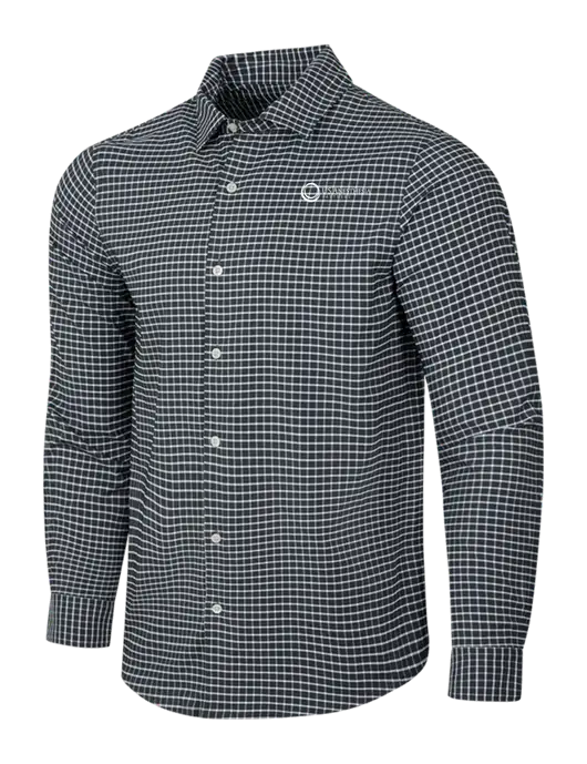 Dark Grey/White City Stretch Shirt w/US Anesthesia Partners Logo