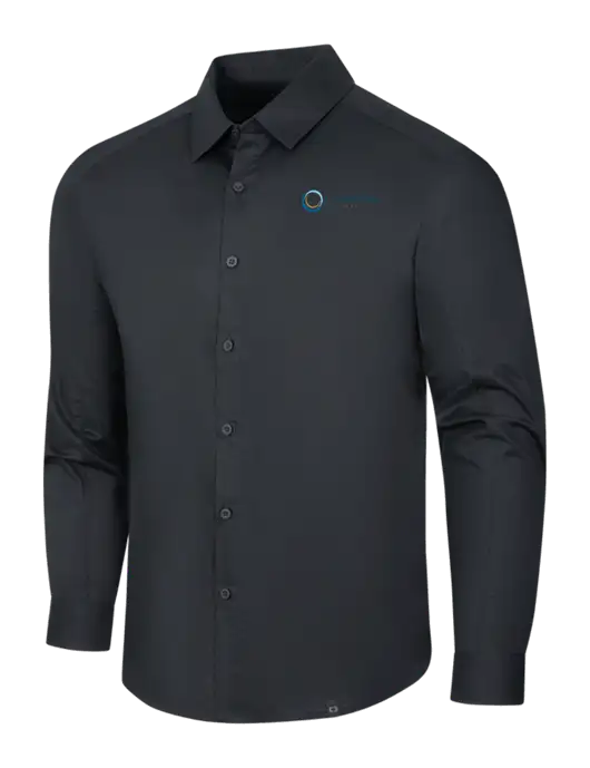 OGIO Black Commuter Woven Shirt w/US Anesthesia Partners Logo
