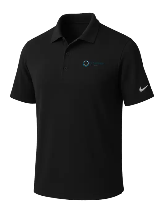 NIKE Black Dri-Fit Micro Pique Polo w/US Anesthesia Partners Logo