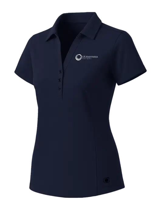 OGIO Womens Navy ONYX Polo w/US Anesthesia Partners Logo