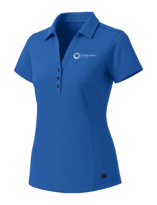 OGIO Womens Royal Blue ONYX Polo w/US Anesthesia Partners Logo