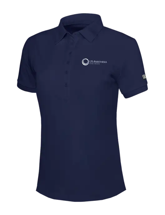 OGIO Womens Navy Jewel Polo w/US Anesthesia Partners Logo