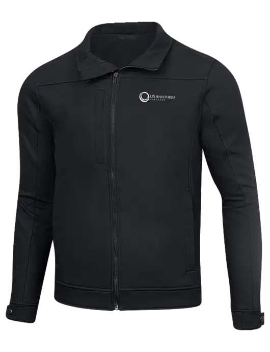 Cornerstone Charcoal Duck Bonded Soft Shell Jacket w/US Anesthesia Partners Logo