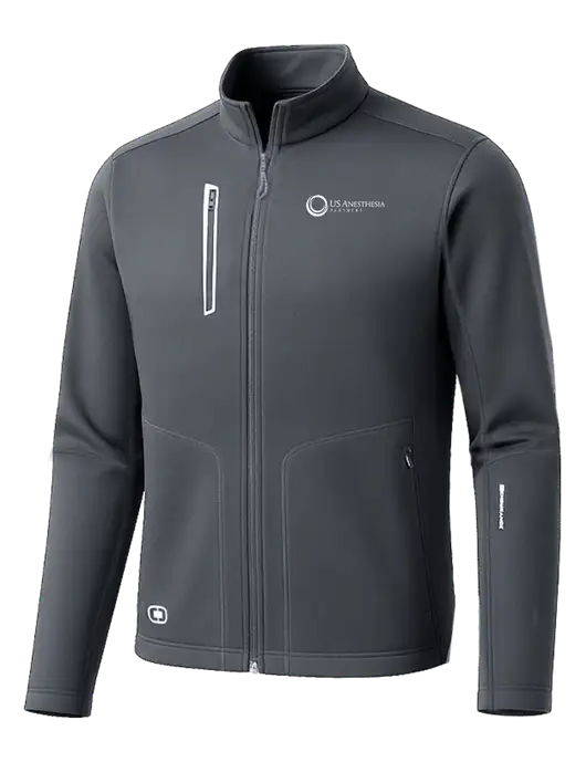 OGIO Dark Grey Endurance Fulcrum Full-Zip w/US Anesthesia Partners Logo