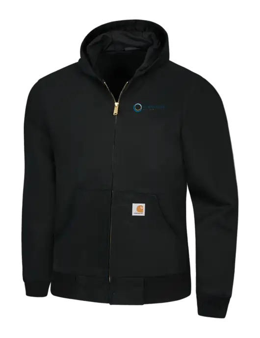 Carhartt Black Thermal Lined Duck Active Jacket w/US Anesthesia Partners Logo