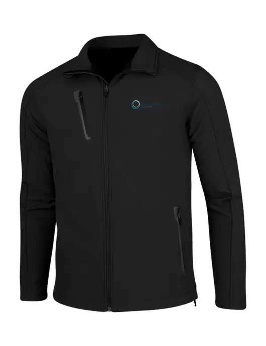 Black Welded Softshell Jacket w/US Anesthesia Partners Logo