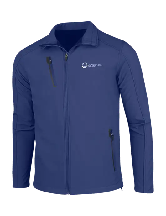 Dark Royal Welded Softshell Jacket w/US Anesthesia Partners Logo