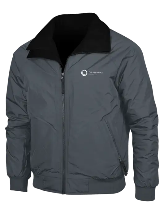 Dark Grey/Black Classic Challenger Jacket w/US Anesthesia Partners Logo