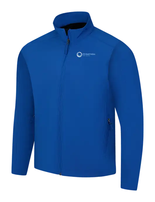 Dark Royal Core Soft Shell Jacket w/US Anesthesia Partners Logo