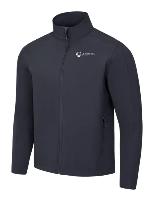 Charcoal Grey Core Soft Shell Jacket w/US Anesthesia Partners Logo