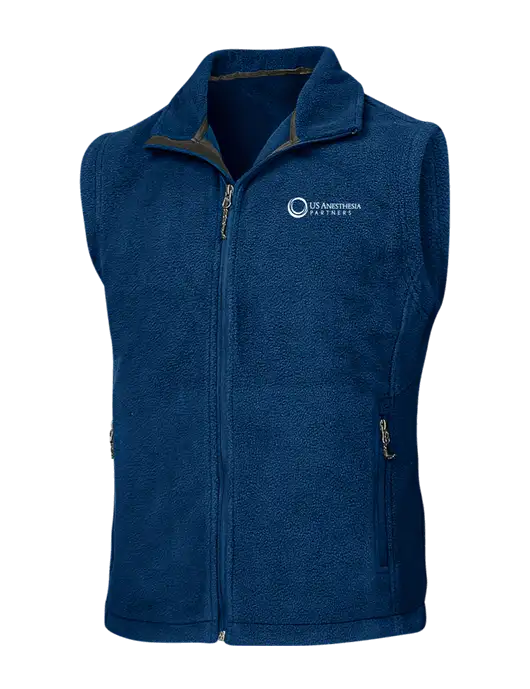 Navy Fleece Vest w/US Anesthesia Partners Logo