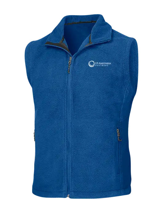 Royal Fleece Vest w/US Anesthesia Partners Logo