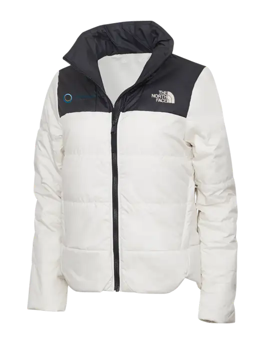 North Face Womens Vintage White Everyday Insulated Jacket w/US Anesthesia Partners Logo