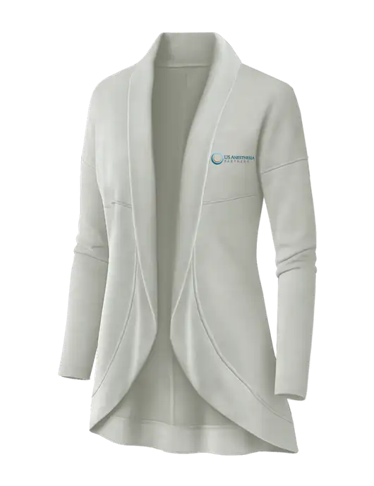OGIO Ivory Snow Womens Luuma Cocoon Fleece w/US Anesthesia Partners Logo