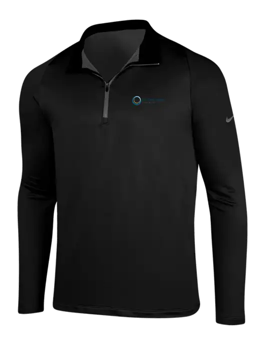NIKE Black/Dark Grey Dry-Fit Stretch 1/2 Zip Cover-Up w/US Anesthesia Partners Logo