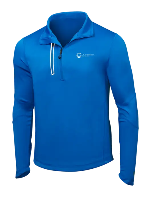 OGIO Electric Blue Endurance Fulcrum 1/4 Zip w/US Anesthesia Partners Logo