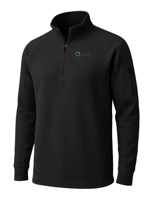 Black Tech Fleece 1/4 Zip Pullover w/US Anesthesia Partners Logo
