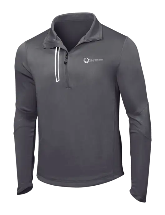 OGIO Gear Grey Endurance Fulcrum 1/4 Zip w/US Anesthesia Partners Logo