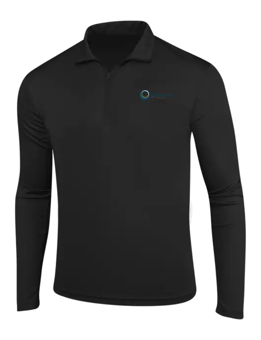 Black PosiCharge Competitor 1/4 Zip Pullover w/US Anesthesia Partners Logo