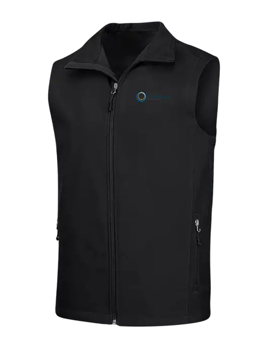 Black Core Soft Shell Vest w/US Anesthesia Partners Logo
