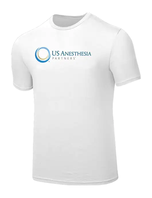 Seriously Soft White T-Shirt w/US Anesthesia Partners Logo