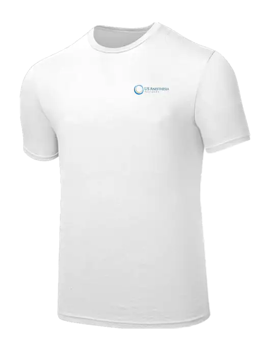 Seriously Soft White T-Shirt w/US Anesthesia Partners Logo