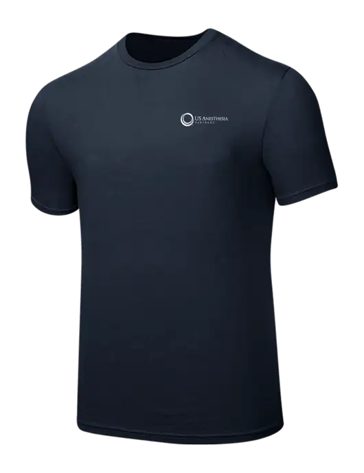 Seriously Soft Navy T-Shirt w/US Anesthesia Partners Logo