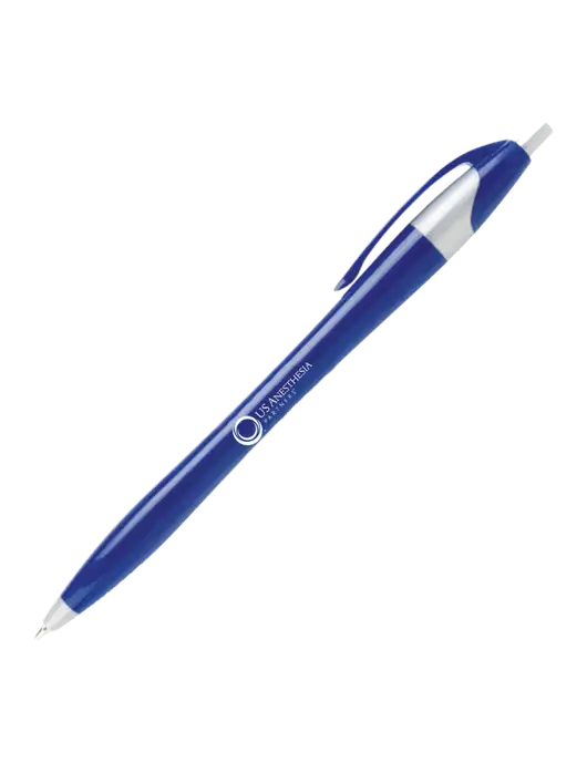 Novella Navy/Silver Corporate Pen- Blue Ink w/US Anesthesia Partners Logo