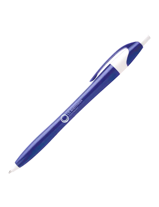 Novella Royal/White Executive Pen - Blue Ink w/US Anesthesia Partners Logo