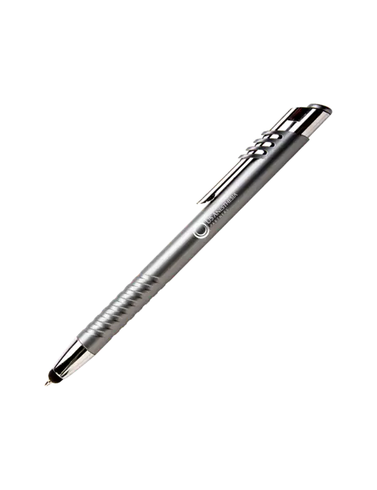 Schirhart Grey Stylus Pen - Blue Ink w/US Anesthesia Partners Logo