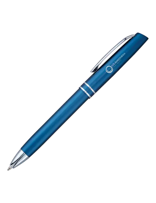 Blue Anguilla Black Ink Pen w/US Anesthesia Partners Logo
