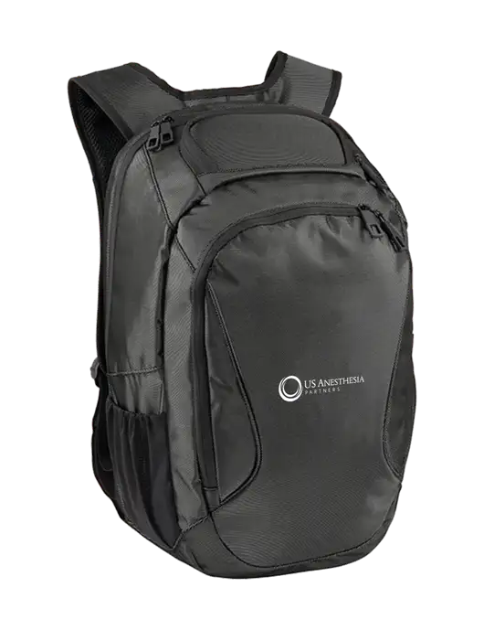 Stealth Dark Grey/Black Laptop Backpack w/US Anesthesia Partners Logo