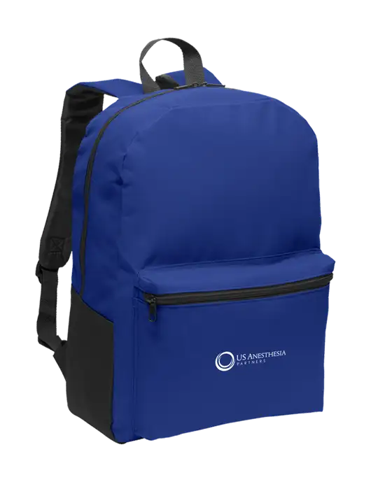Casual Twilight Blue Lightweight Laptop Backpack w/US Anesthesia Partners Logo