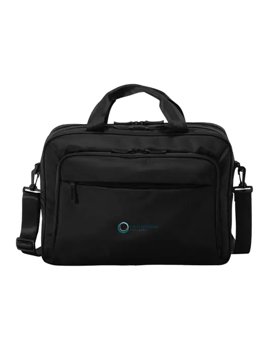 Travel Exec Black Laptop Briefcase w/US Anesthesia Partners Logo