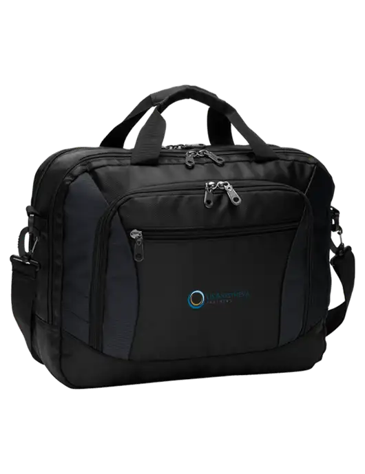 Commuter Black Laptop Briefcase w/US Anesthesia Partners Logo