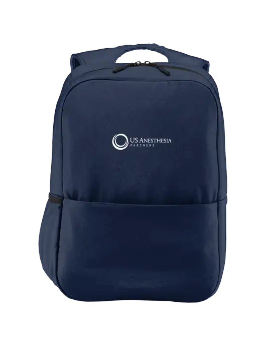Access Square Laptop River Blue Navy Backpack w/US Anesthesia Partners Logo