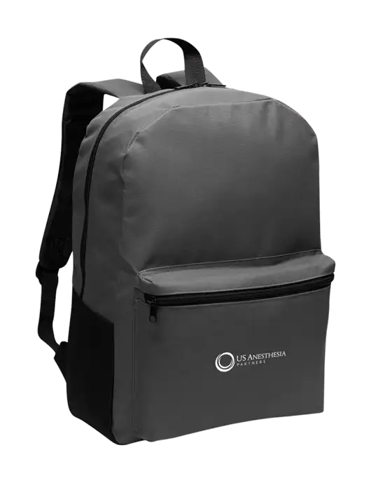Casual Dark Charcoal Lightweight Laptop Backpack w/US Anesthesia Partners Logo