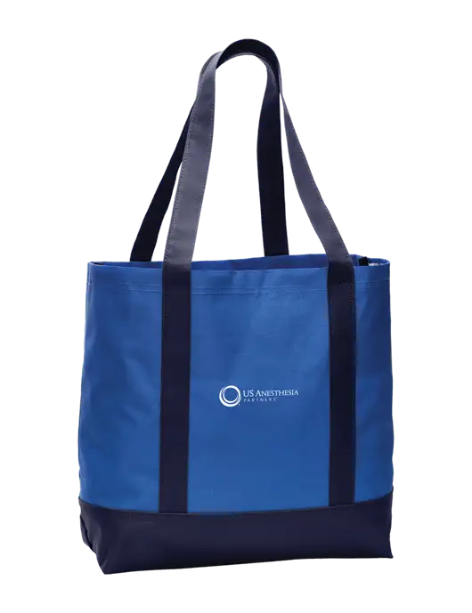 Carryall Blue/Navy Day Tote Twilight w/US Anesthesia Partners Logo