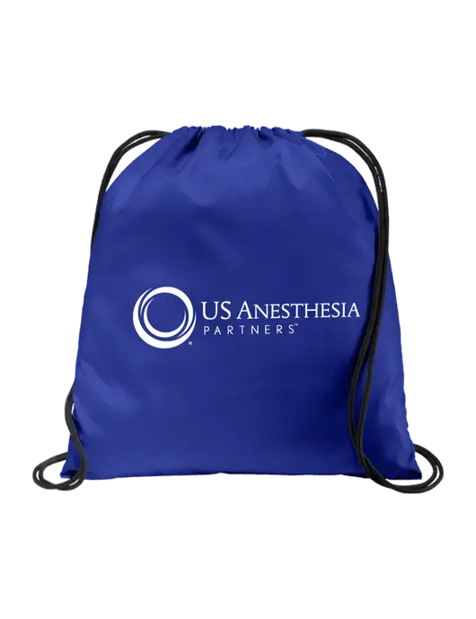 Drawstring  Royal Cinch Pack w/US Anesthesia Partners Logo